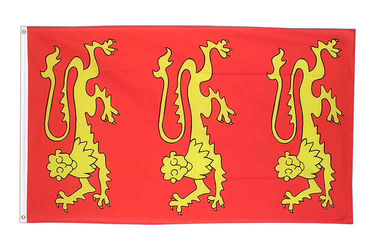 König Richard I. von England 1189 Flagge 90 x 150 cm