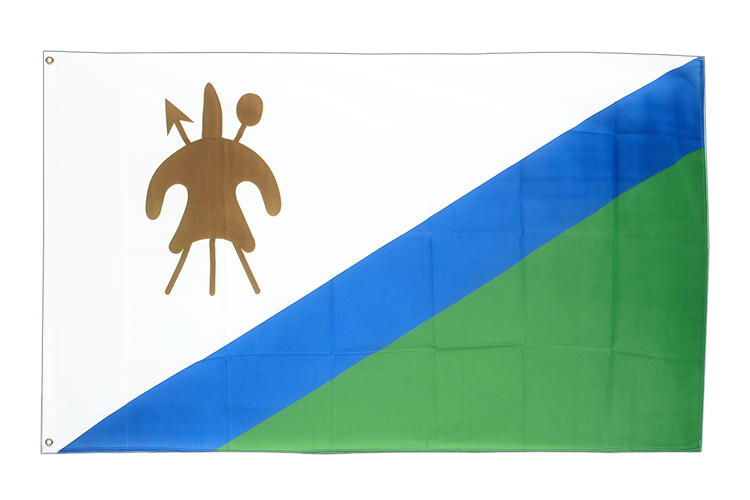 Lesotho ancien - Drapeau 90 x 150 cm