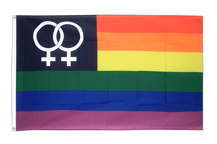 Regenbogen Venus Women Flagge 90 x 150 cm