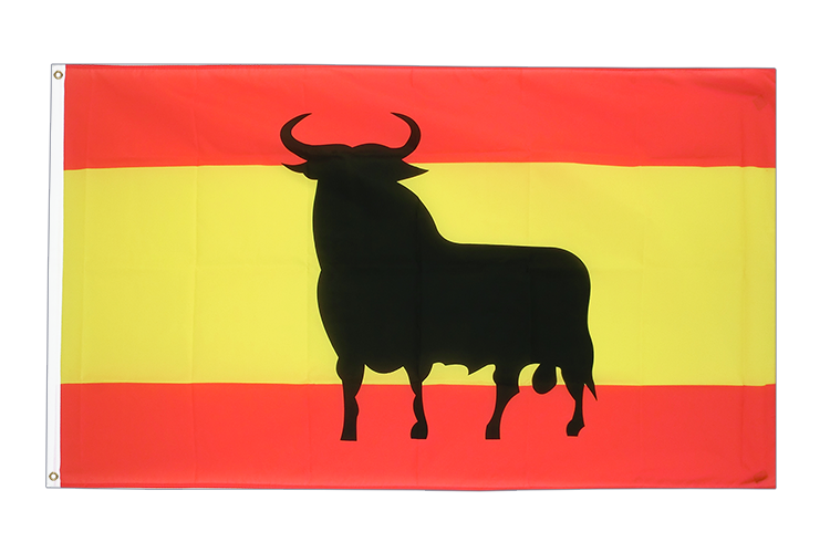 Spain with bull - 3x5 ft Flag