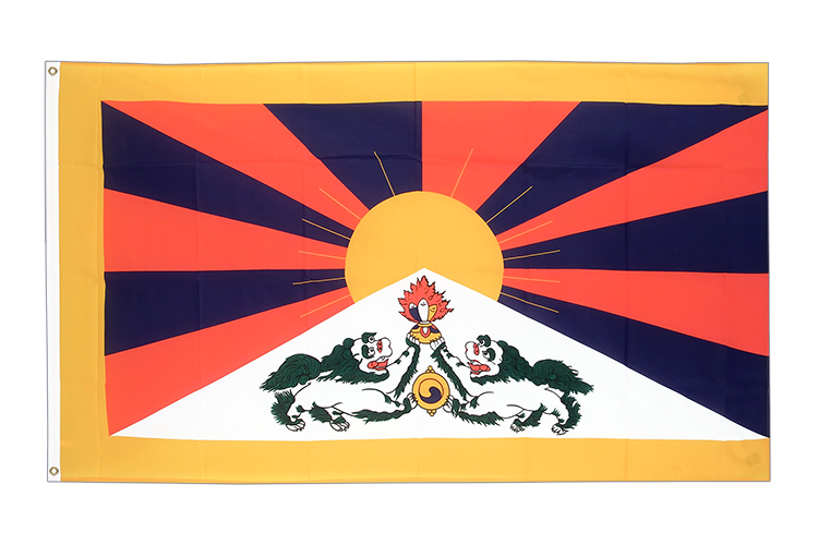 Tibet - Drapeau 90 x 150 cm