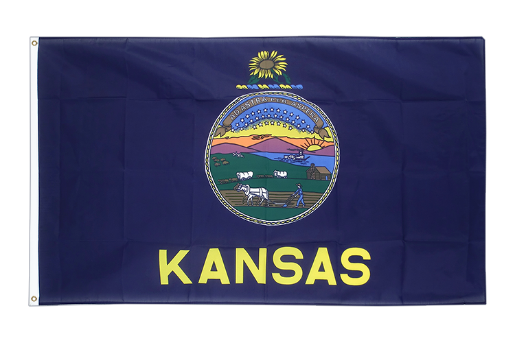 Kansas Flagge 90 x 150 cm