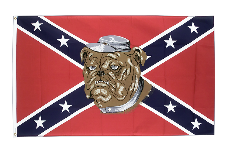 USA Südstaaten Bulldogge Flagge 90 x 150 cm
