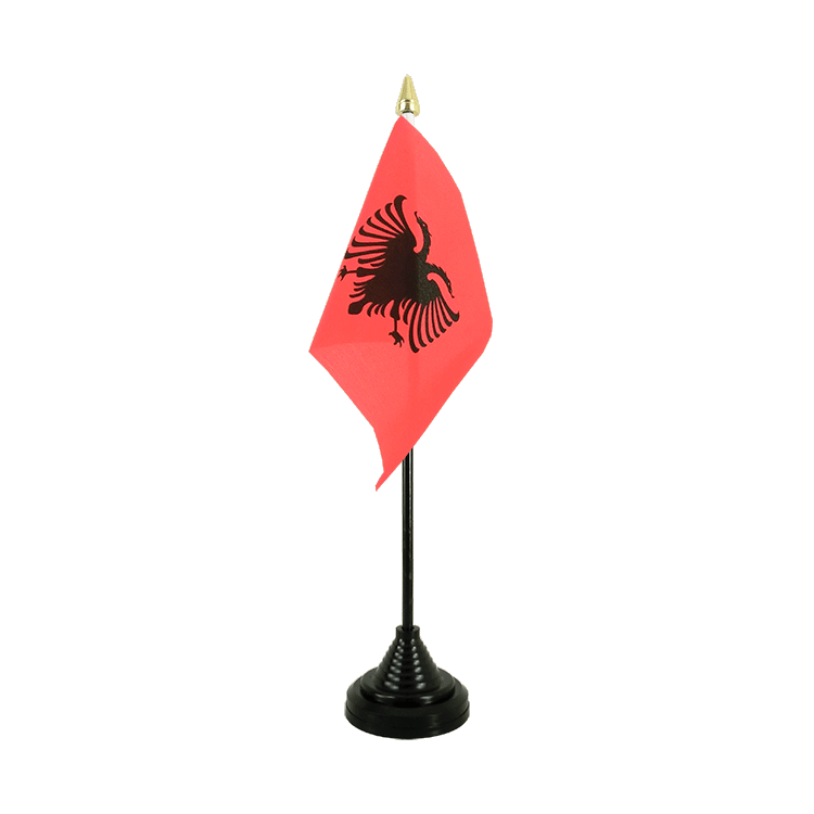 Albania - Table Flag 4x6"