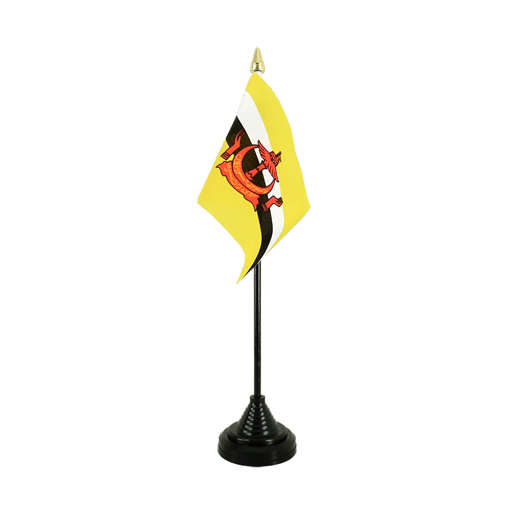 Tischflagge Brunei