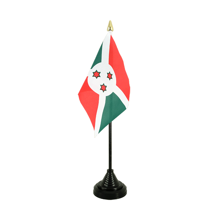 Burundi - Table Flag 4x6"