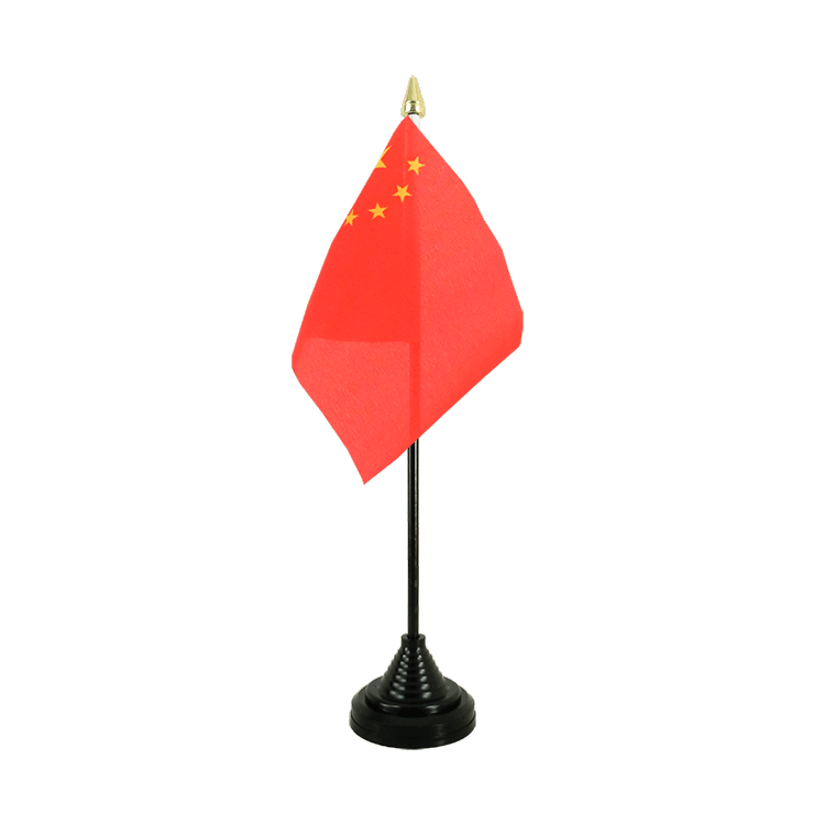 China - Table Flag 4x6"