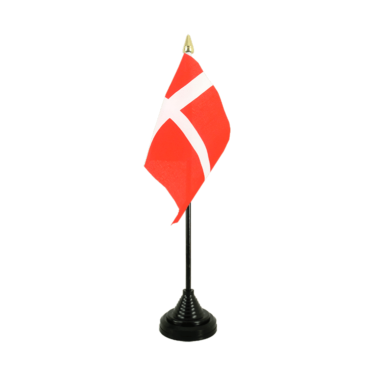 Danemark Mini drapeau de table 10 x 15 cm