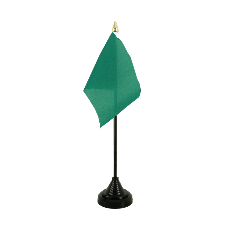Grüne Tischflagge 10 x 15 cm