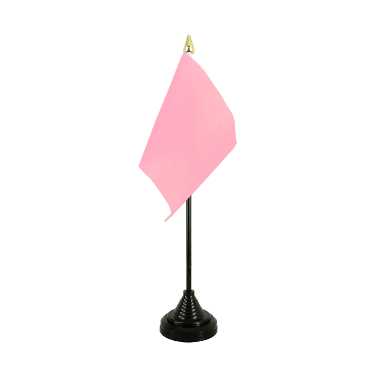 Pinke Tischflagge 10 x 15 cm