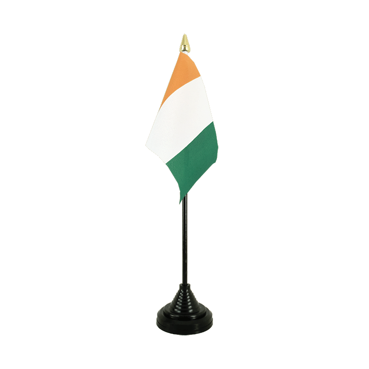 Mini drapeau Côte d'Ivoire de table 10 x 15 cm
