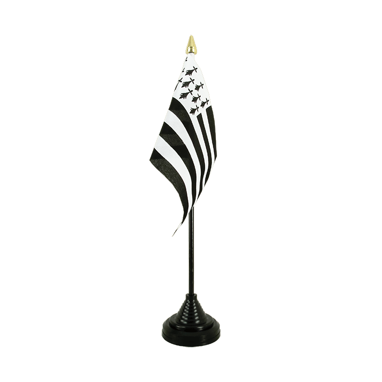 Bretagne Tischflagge 10 x 15 cm