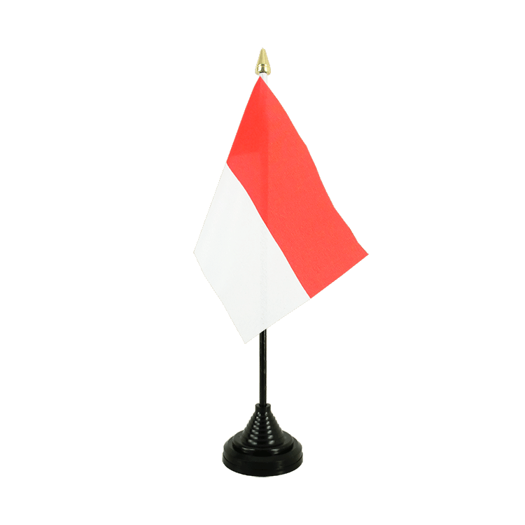Indonésie Mini drapeau de table 10 x 15 cm