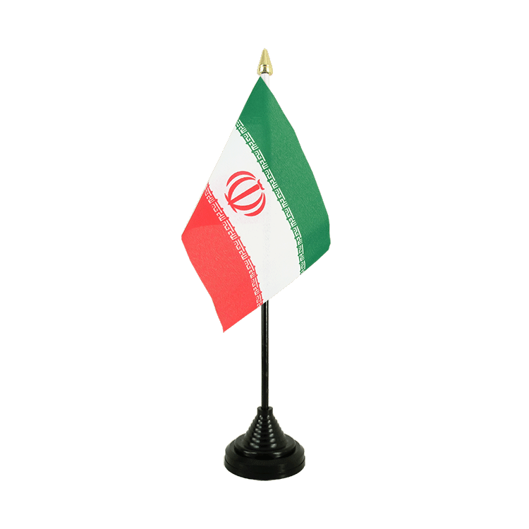 Iran - Table Flag 4x6"