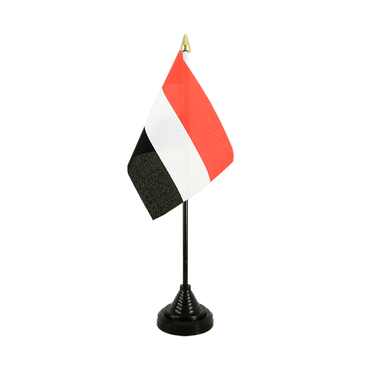 Jemen Tischflagge 10 x 15 cm