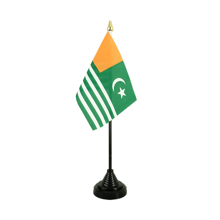 Mini drapeau Cachemire de table 10 x 15 cm