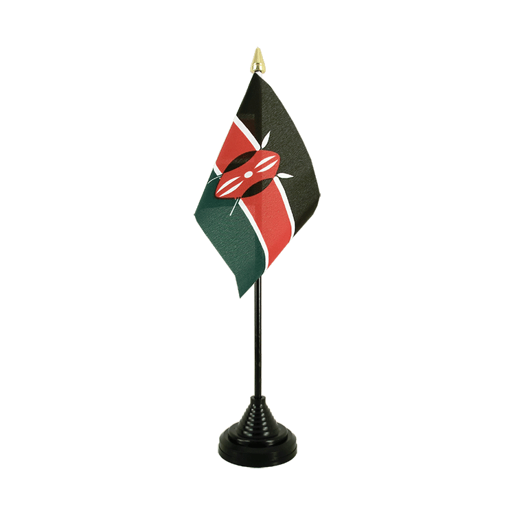 Kenia Tischflagge 10 x 15 cm