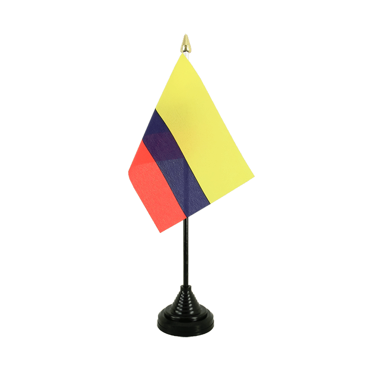 Colombie Mini drapeau de table 10 x 15 cm