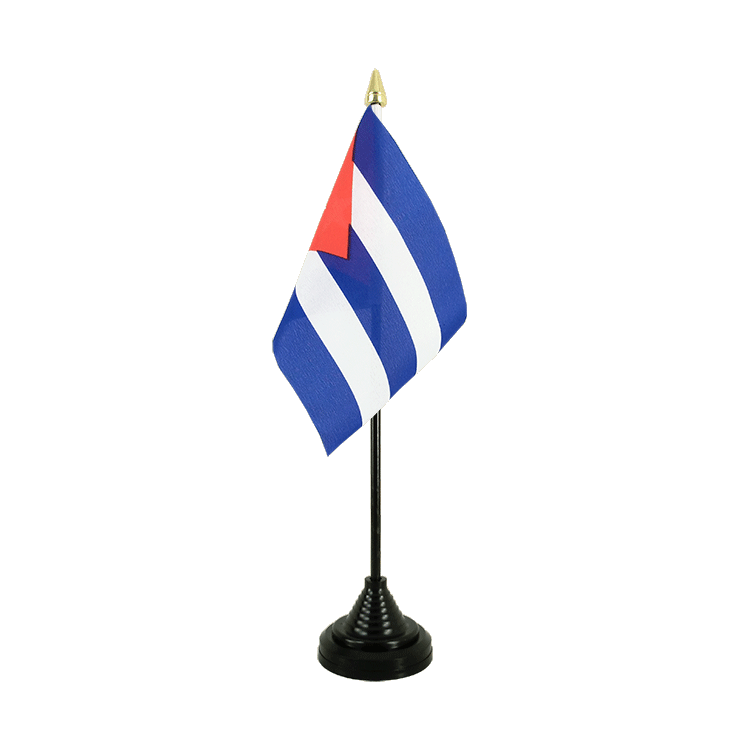 Kuba Tischflagge 10 x 15 cm