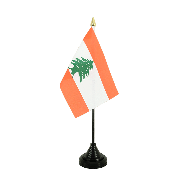 Liban Mini drapeau de table 10 x 15 cm