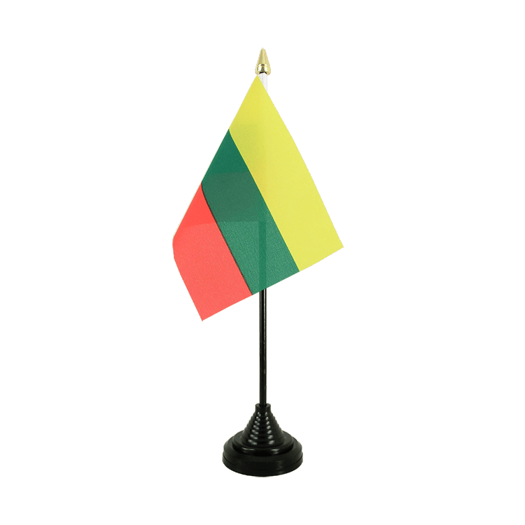 Litauen Tischflagge 10 x 15 cm