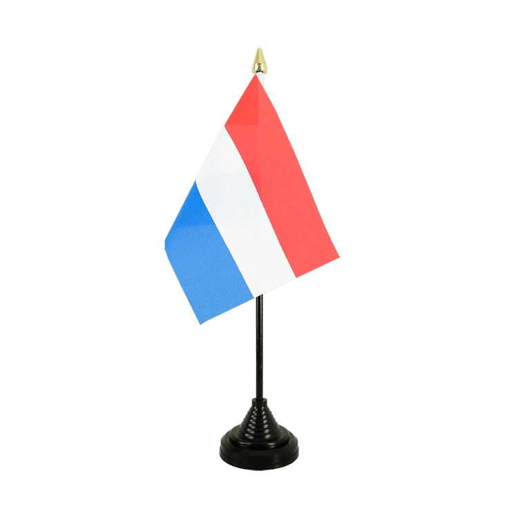 Luxembourg Mini drapeau de table 10 x 15 cm