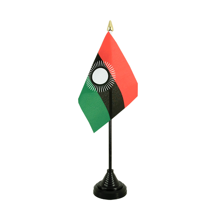 Mini drapeau Malawi ancien de table 10 x 15 cm