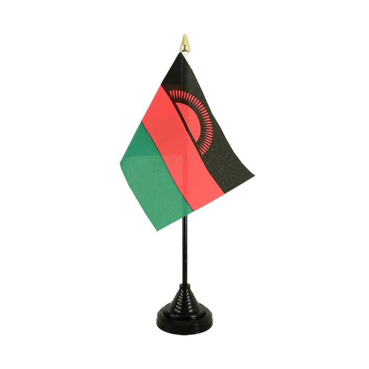 Mini drapeau Malawi de table 10 x 15 cm