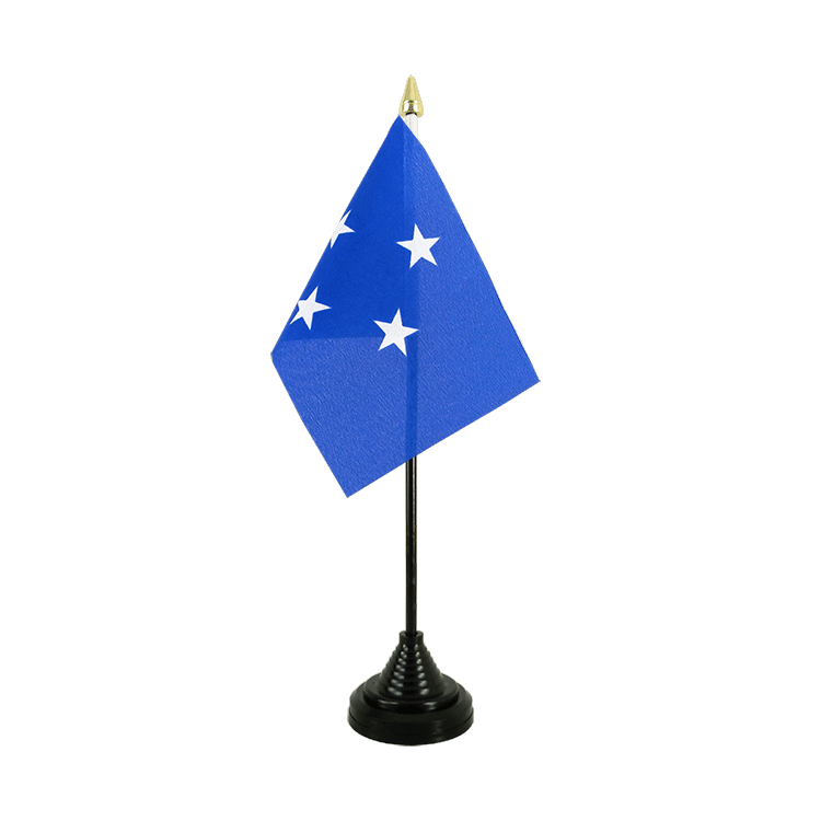 Mini drapeau Micronésie de table 10 x 15 cm