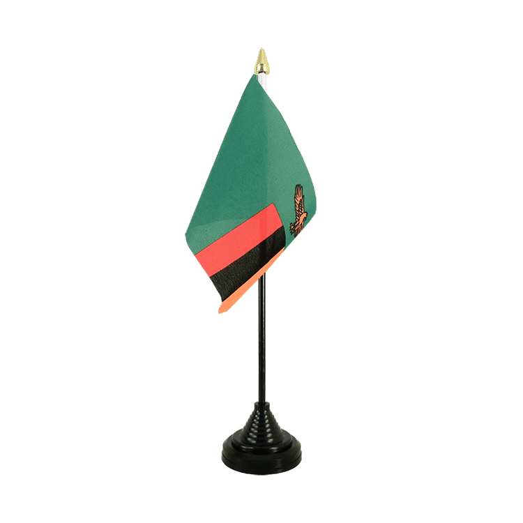 Sambia - Tischflagge 10 x 15 cm