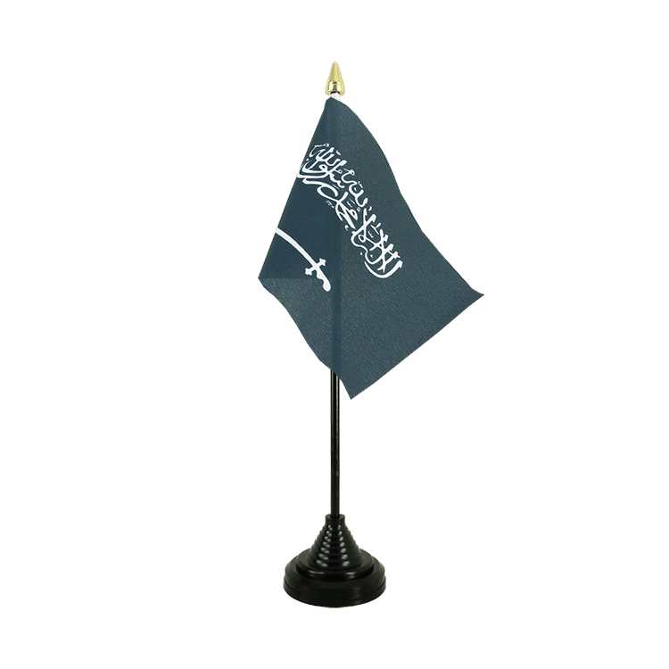 Mini drapeau Arabie Saoudite de table 10 x 15 cm
