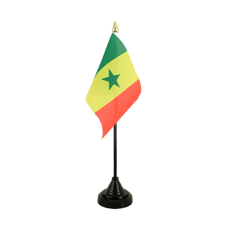 Sénégal Mini drapeau de table 10 x 15 cm