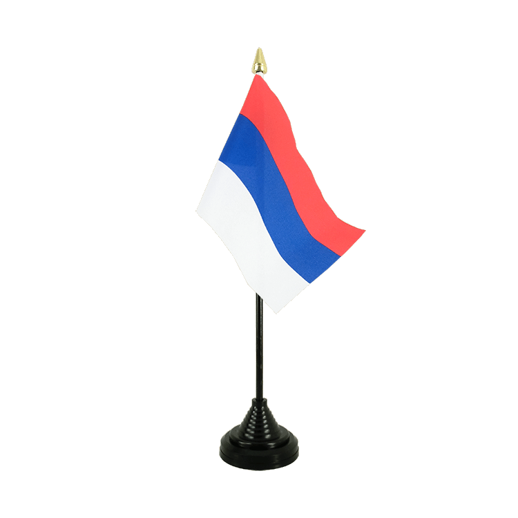 Serbien Tischflagge 10 x 15 cm