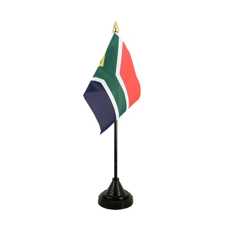 Mini drapeau Afrique du Sud de table 10 x 15 cm
