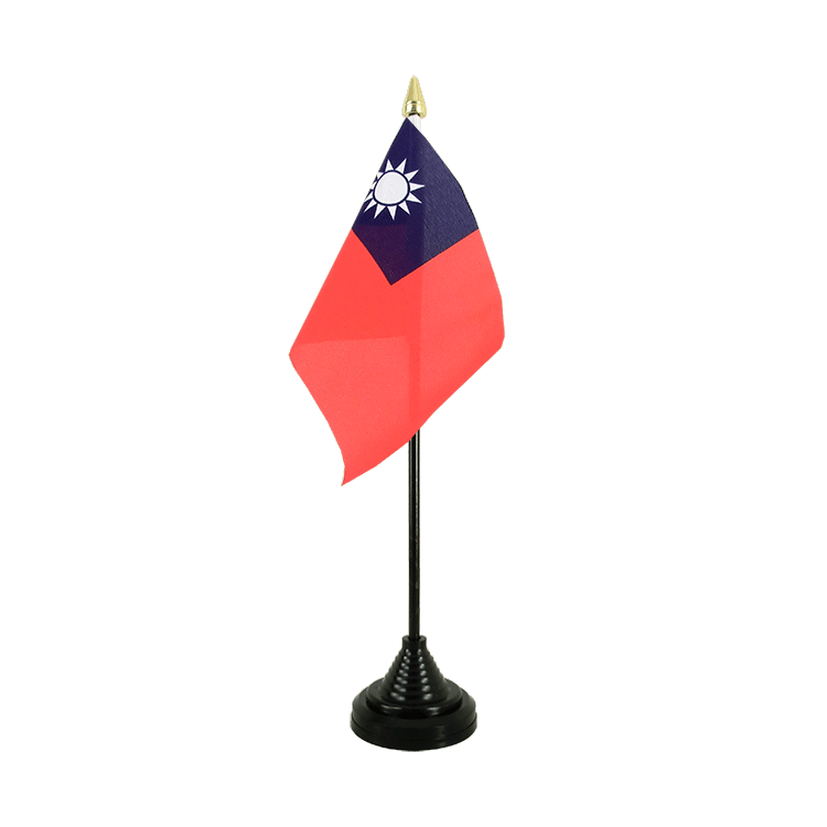 Taiwan Mini drapeau de table 10 x 15 cm