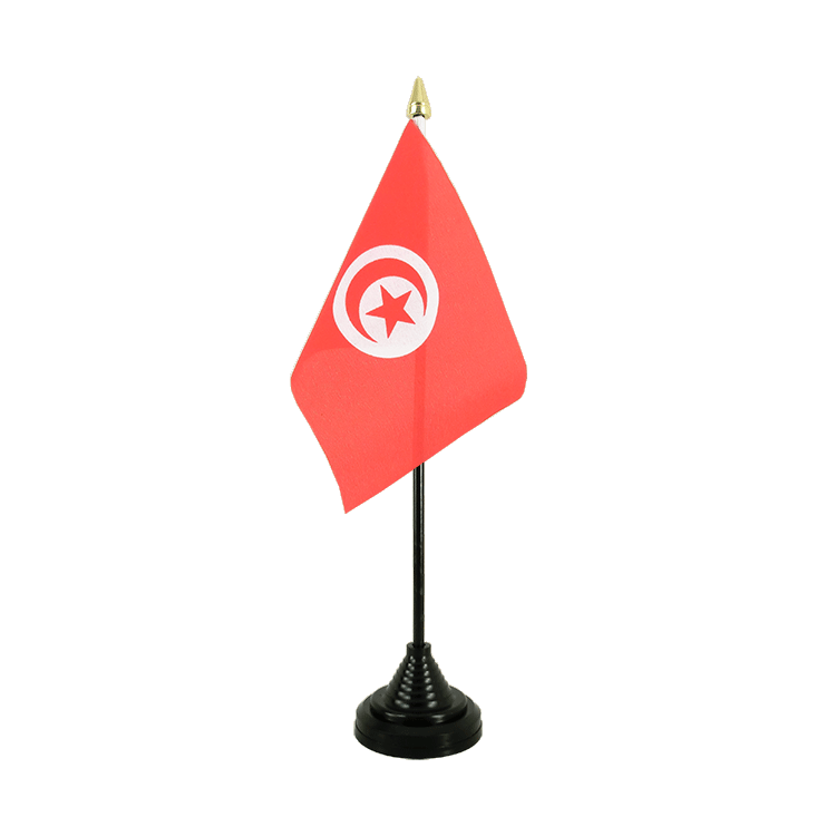 Tunisia - Table Flag 4x6"