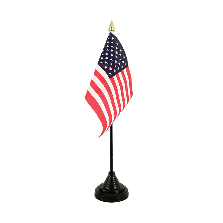 Mini drapeau USA de table 10 x 15 cm