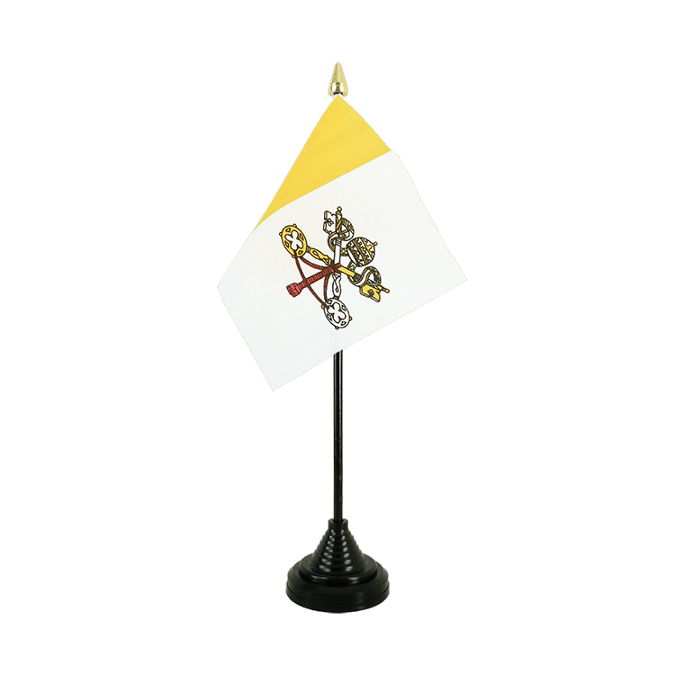 Vatikan Tischflagge 10 x 15 cm