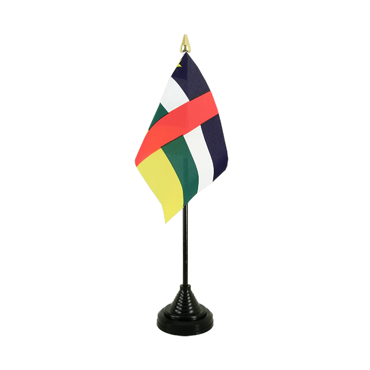 Zentralafrikanische Republik - Tischflagge 10 x 15 cm