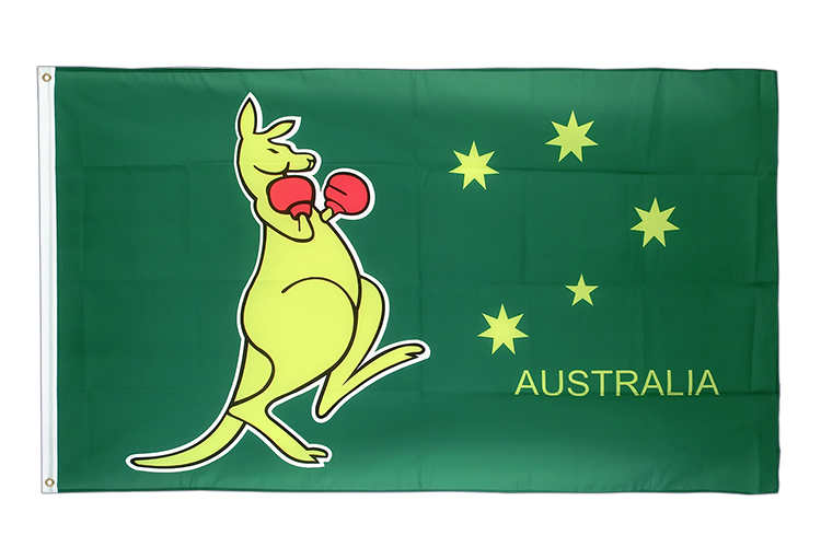Grand drapeau Kangourou 150 x 250 cm (géant)