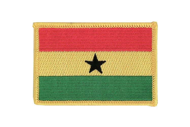 Écusson Ghana 6 x 8 cm