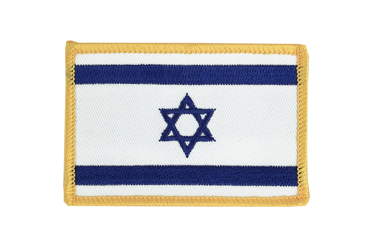 Écusson Israel 6 x 8 cm