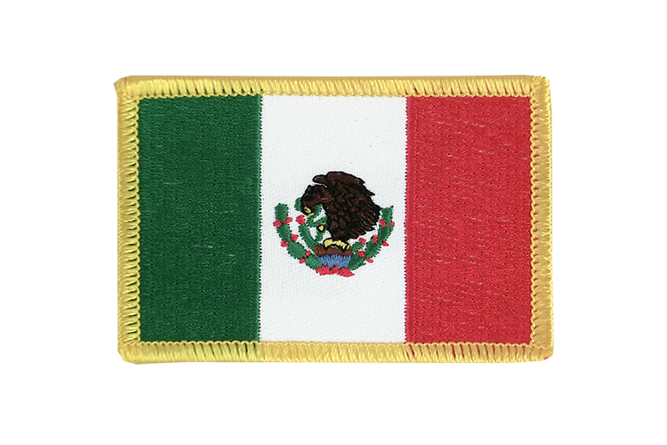 Aufnäher Mexiko 6 x 8 cm
