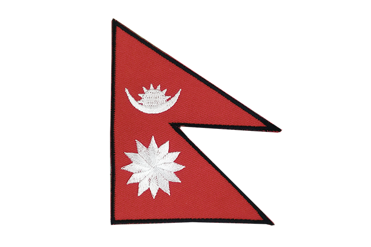 Aufnäher Nepal 6 x 8 cm