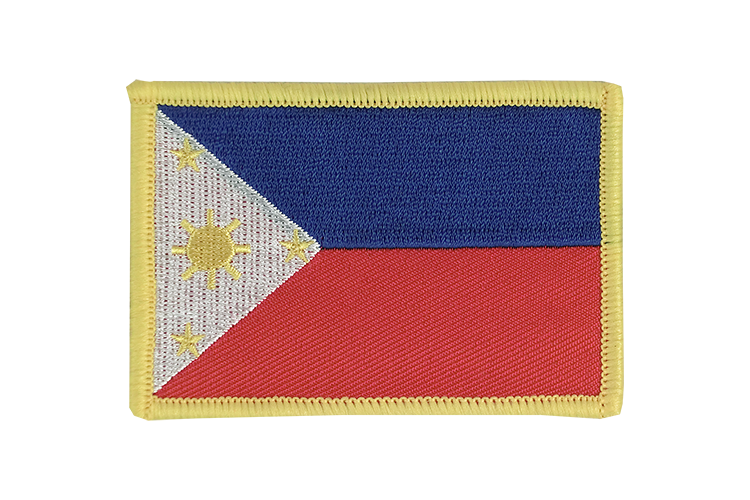 Écusson Philippines 6 x 8 cm