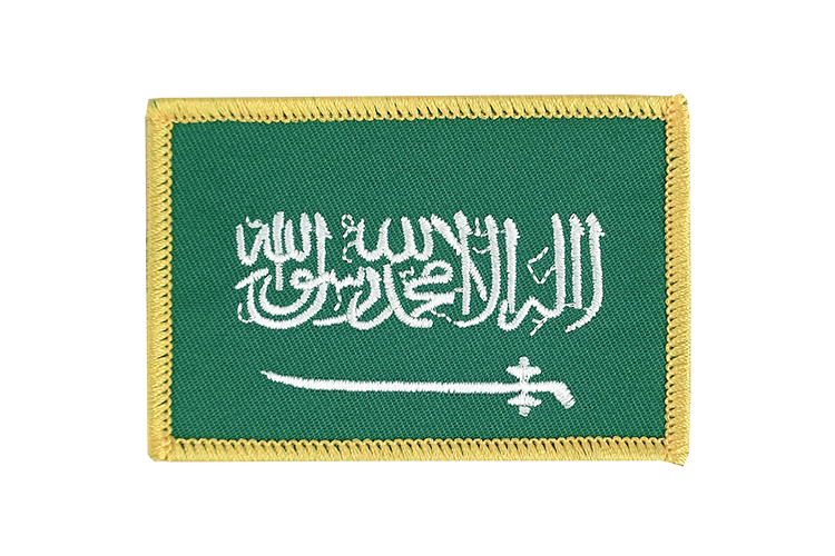 Écusson Arabie Saoudite 6 x 8 cm