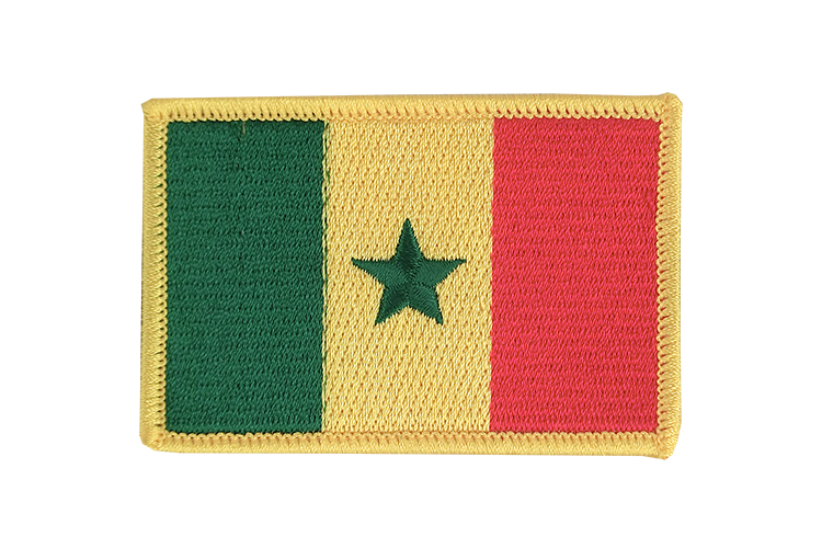 Écusson Sénégal 6 x 8 cm