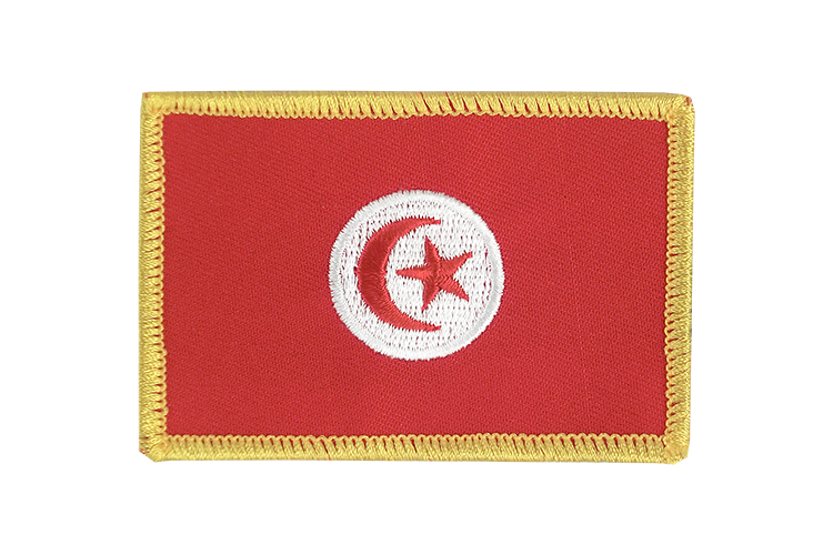 Écusson Tunisie 6 x 8 cm