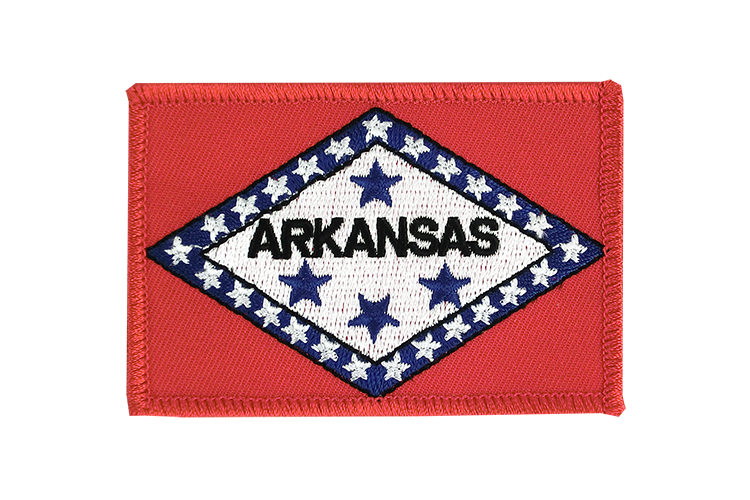 Aufnäher Arkansas 6 x 8 cm