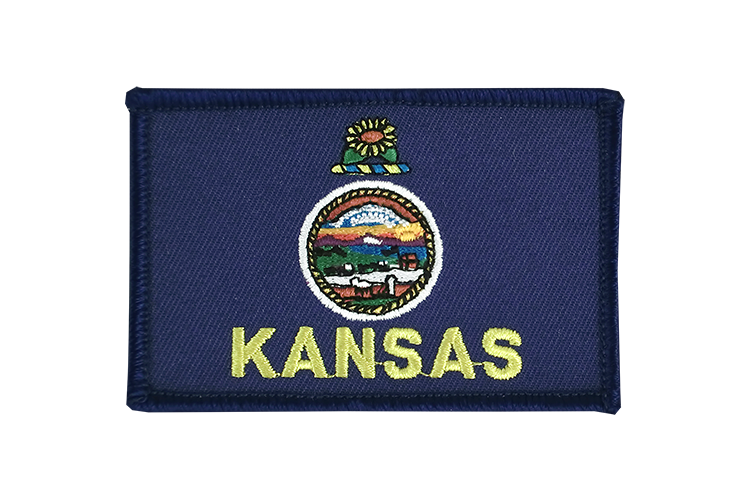 Aufnäher Kansas 6 x 8 cm